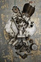 A 1936 BSA Sloper partial engine, number Z9.855