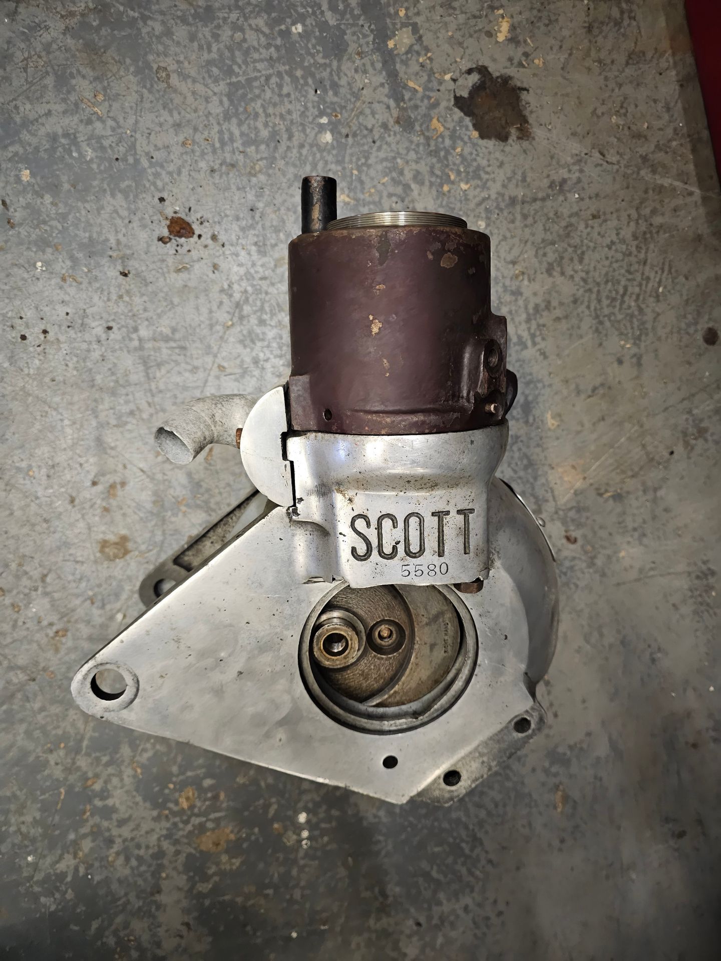 A Scott engine, No 5580, with barrels and crank. - Image 4 of 4