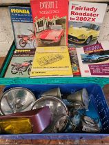 The Z Car Story by Brian Long, Datsun Z by James Morris, various manuals and automobilia.