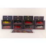 A set of eight boxed Shell Cellezione model Ferrari's comprising of 348TS, F40, 456GT, F50,