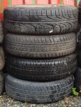 A set of four Pirelli tyres, size 185-60R14. (4)