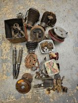 A quantity of Matchless/AJS and BSA spares