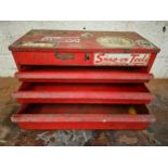 A Snap On three drawer tool chest, 52 x 24 x 28cm