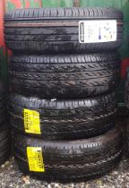 Four tyres including Pirelli (size 195-45ZR16) and Continental, size (195-50R16). (4)