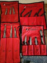 Four US Pro Tools rolls of pliers, very good condition/unused?
