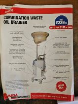 A Lumatic combination waste oil drainer, unused, in packaging