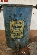 A vintage Valor drum for Esso blue paraffin, 43cm.