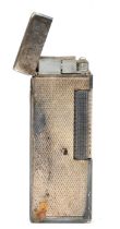 Dunhill, A silver plated gas lighter, 6.5 x 2.5.