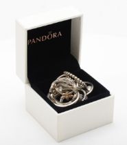 Pandora, eight silver dress rings, 32gm.