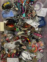 Approximately 10KG of costume jewellery.