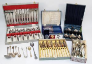 A group of silver and silver plated items to include an Edwardian silver sugar sifter, Sheffield
