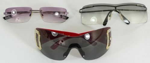 Three pairs of Dolce & Gabbana sunglasses, cased. (3)