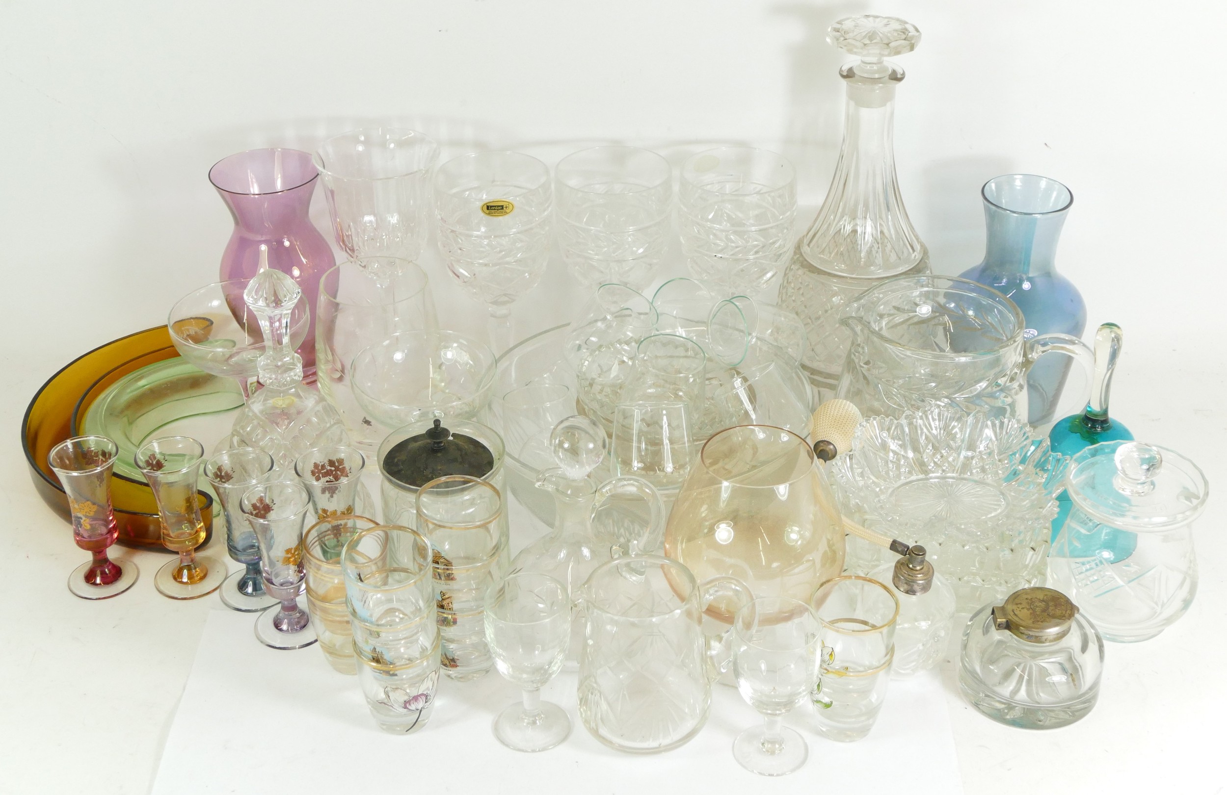 A large collection of mid 20th century and later glassware, ceramics, plateware and other cabinet - Image 13 of 14