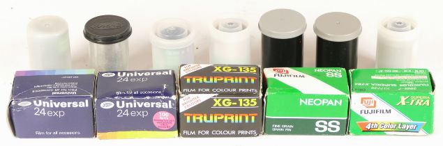 Twelve rolls of expired 35mm film