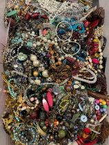Approximately 10KG of costume jewellery.