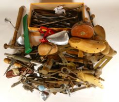 Three boxes of early 20th century and later carpenters tools