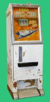 Bell Fruit Action Line Spitfire, a mechanical three reel slot machine, c.1970's, Watling type