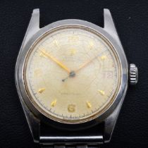 Rolex Oysterdate Precision mid-size stainless steel manual wind wristwatch, ref. 6066, circa 1951,