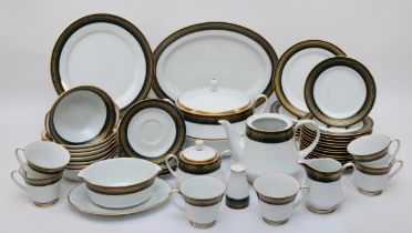 A Legacy by Noritake Coventry pattern bone china part dinner set, comprising of twelve 16cm side