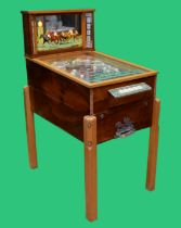 Racehorse, by H. Schmidtchen, Germany, a pin table, c.1930's, choose your lane and if the ball