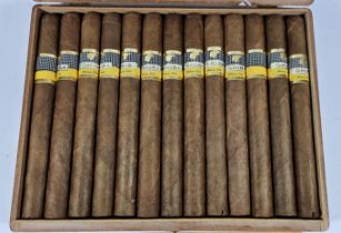 WITHDRAWN 25 Cohiba, Habana Cuban Esplendidos 7" cigars, contained within an original Habanos Cuba