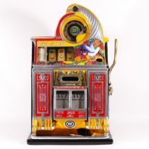 A Watling Rol-A-Top Birds Of Paradise slot machine, one arm bandit, c.1934, restored and working