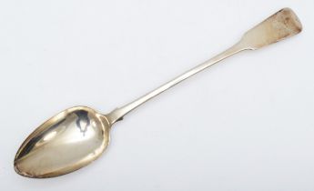 A George III silver fiddle pattern basting spoon, London 1817, 29.5cm, 90gm