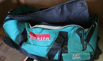 A Makita tool bag with wheels