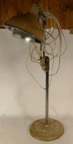 A mid 20th century painted Pifco Anglepoise adjustable lamp , raised on stepped circular base.