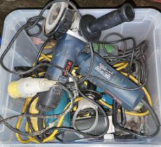 Various 110V power tools, untested