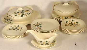 A collection of Midwinter Stylecraft dinnerware, circa 1970s, to include dinner plates, side plates,