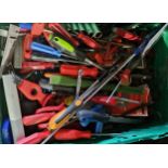 A container of various tools