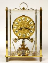 A 1980s Kundo 400 day anniversary clock, 20cm high.