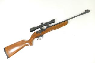 A SMK Sportsmarketing XT501 gas powered air rifle .22 Cal, bolt action, with Hawke scope. This