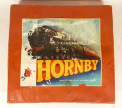 Hornby, a boxed 0 gauge clockwork tank goods set, No.40.