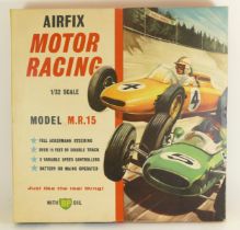 Airfix, A vintage 1:32 scale motor racing model M.R.15 game.