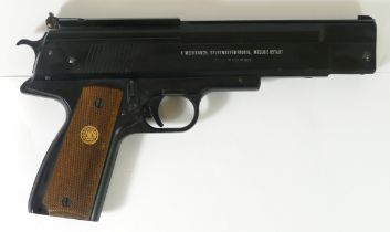 A German Weihrauch HW45 .177 air pistol, serial number 350073