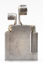 A silver-plated 'The Charles' petrol pocket lighter, c. 1950, stamped 'The Charles Lighter', MADE IN