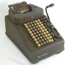 A 20th century vintage Burroughs adding up machine.