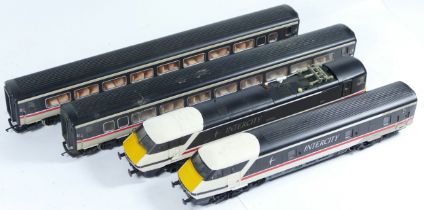 Hornby, OO gauge, collection of 1 locomotive with 3x carriages, Intercity (4)