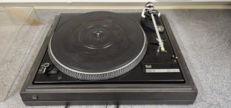 A Dual 505-2 belt drive turntable without a head cartridge
