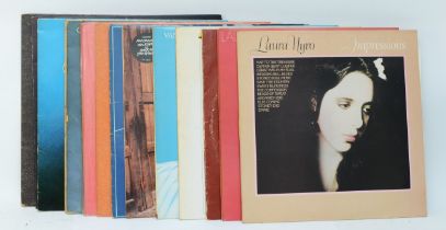 A collection of fifteen vinyl LPs to include artists such as Van Morrison, Finn MacCuill & Laura
