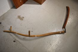 A vintage scythe