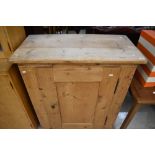 A natural pine cabinet, width approx. 91cm