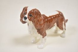 A Beswick King Charles Spaniel dog figure study no. 2107A