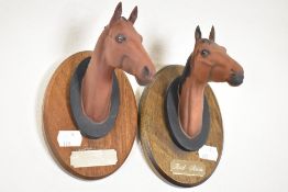 Two Beswick race horse plaques for Arkle no.2700 and Red Rum no.2702