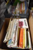 Two boxes of mixed vintage Children's Books including Mr Men Brimax Books, Alison Uttley, Ladybird