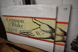 Two Crimson & Blake canvas' size 16*20 inches approximately.