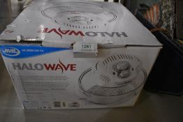 A JML Halowave halogen cooker.