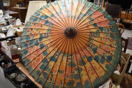 A vintage paper parasol.
